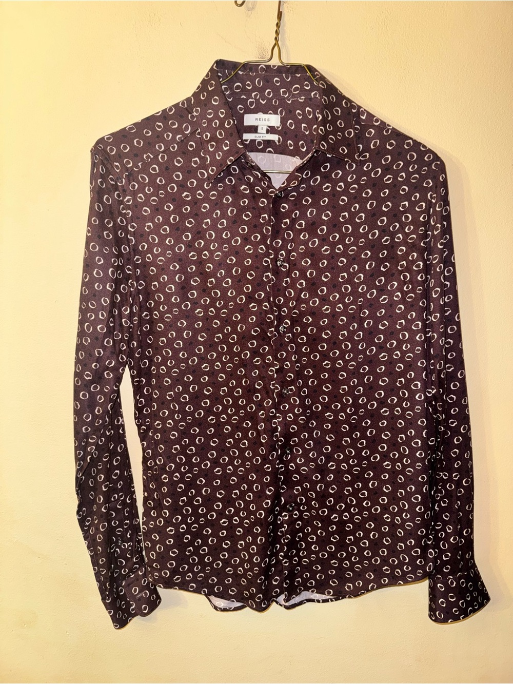 Reiss Men’s Shirt, Slim Small